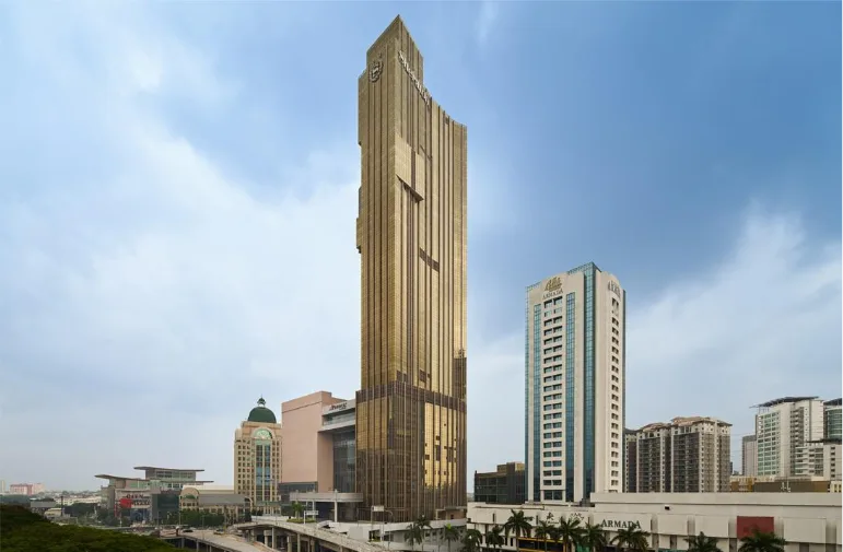 Petaling Jaya city centre skyline with nearby rooms for rent in Petaling Jaya